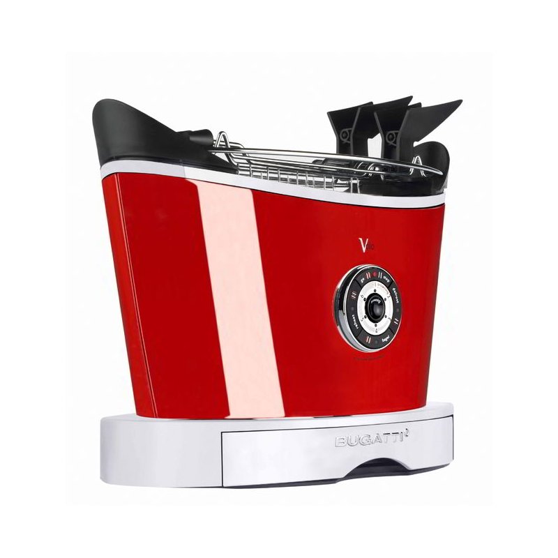 Tostapane Multifunzione Design Moderno - Volo - Casa Bugatti - rosso