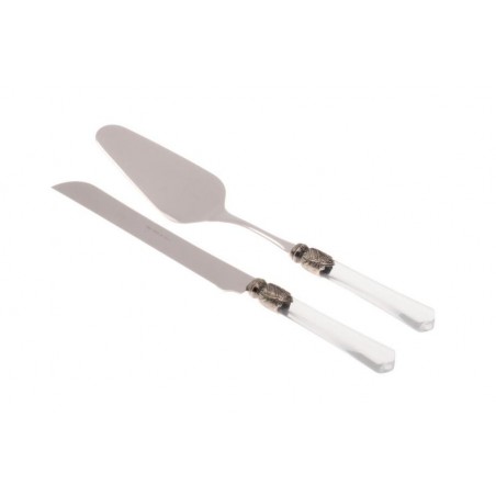 Idea Regalo Set 2Pz per Dolce Vittoria Trasparente in Offerta - 