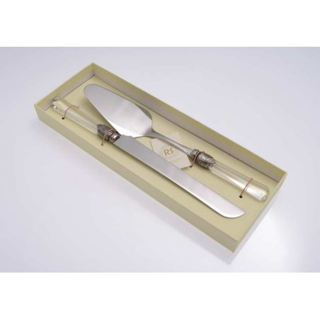Idea Regalo Set 2Pz per Dolce Vittoria Trasparente in Offerta - 