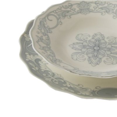 Servizio di Piatti in Fine Porcellana Set 18 Pezzi - Portofino - Royal Family Sheffield - 