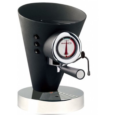 Bugatti Macchina per Caffè Espresso Diva Evolution - Watt 1700 - colore nero opaco