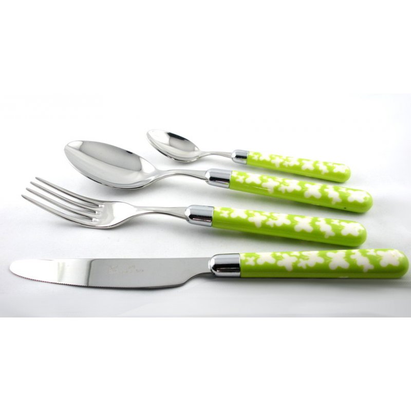 Naif Papillon - Set of 4 Colored Cutlery - Rivadossi Sandro -  - 