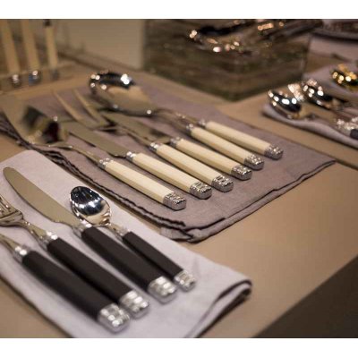 Rossini - Rivadossi Colored Cutlery - set 75 pcs Ivory -  - 8004746788521