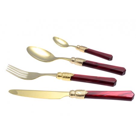 Vittoria Oro - Rivadossi Colored Cutlery Set 24pcs -  - 