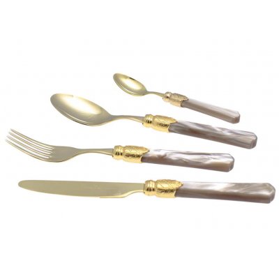 Vittoria Oro - Rivadossi Colored Cutlery Set 24pcs -  - 