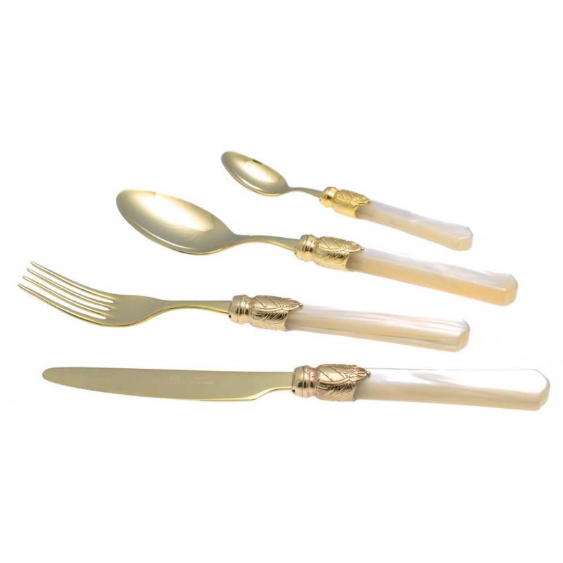 Vittoria Oro - Ménagère colorée Rivadossi 24pcs - 
