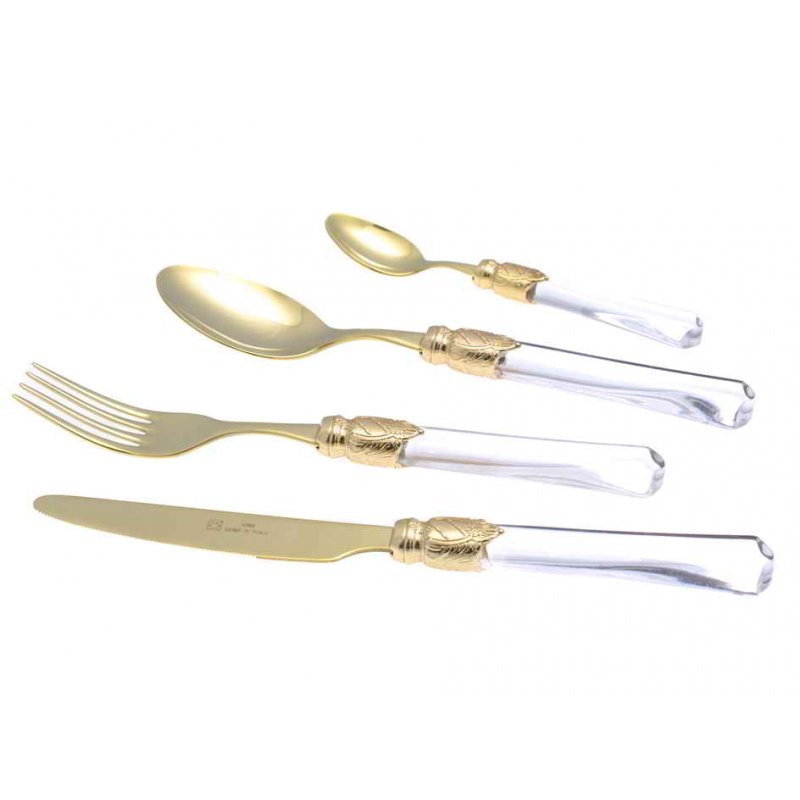 Vittoria Oro - Posate Colorate Rivadossi Set 24pz - 