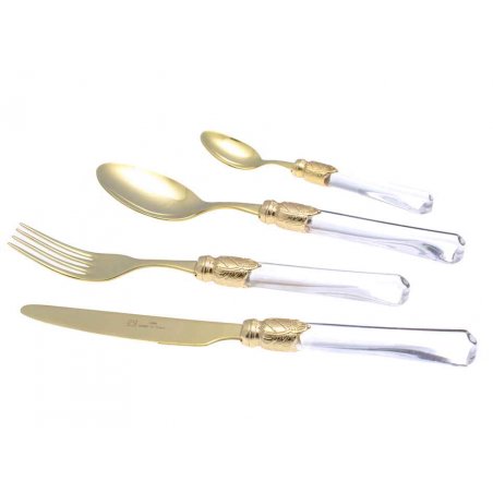 Vittoria Oro - Posate Colorate Rivadossi Set 24pz - 