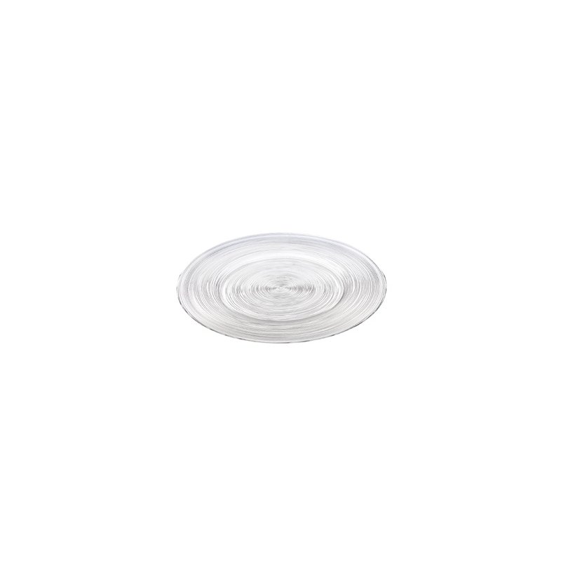 Underplate aus bearbeitetem Glas - Set 6 Stück - 