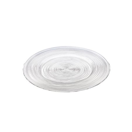 Underplate aus bearbeitetem Glas - Set 6 Stück - 