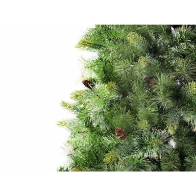 Colorado Weihnachtsbaum mit Glitzer- und Tannenzapfen - 