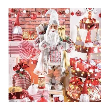 Grand Père Noël décoratif 50x28x110 - 