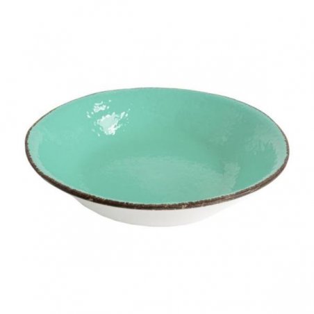 Keramik-Salatschüssel 26 cm – Farbe Tiffany Water Green – Preta - 