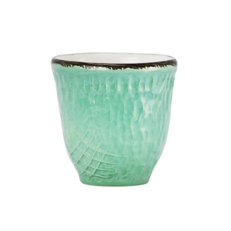 Pretino Kaffee/Likör cl 10 – Set mit 4 Stück – Farbe Tiffany Water Green – Preta - 