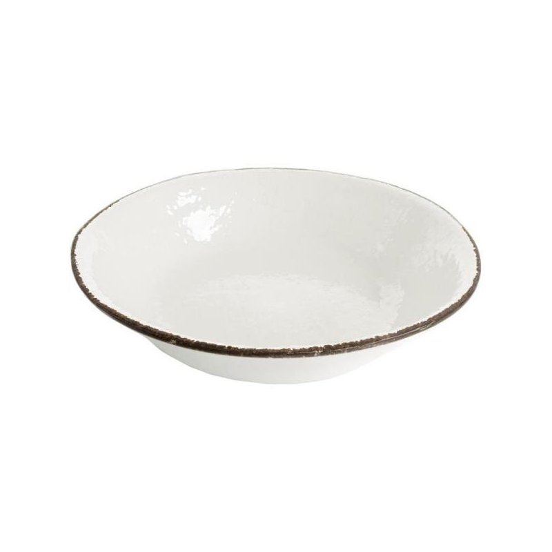 Risottiera cm 30,50 in Ceramica - Colore Bianco Latte - Preta - 