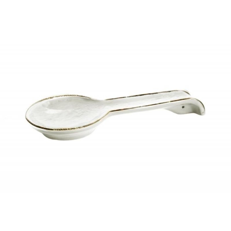 Poggiamestolo in Ceramica Colore Bianco Latte - Preta - 