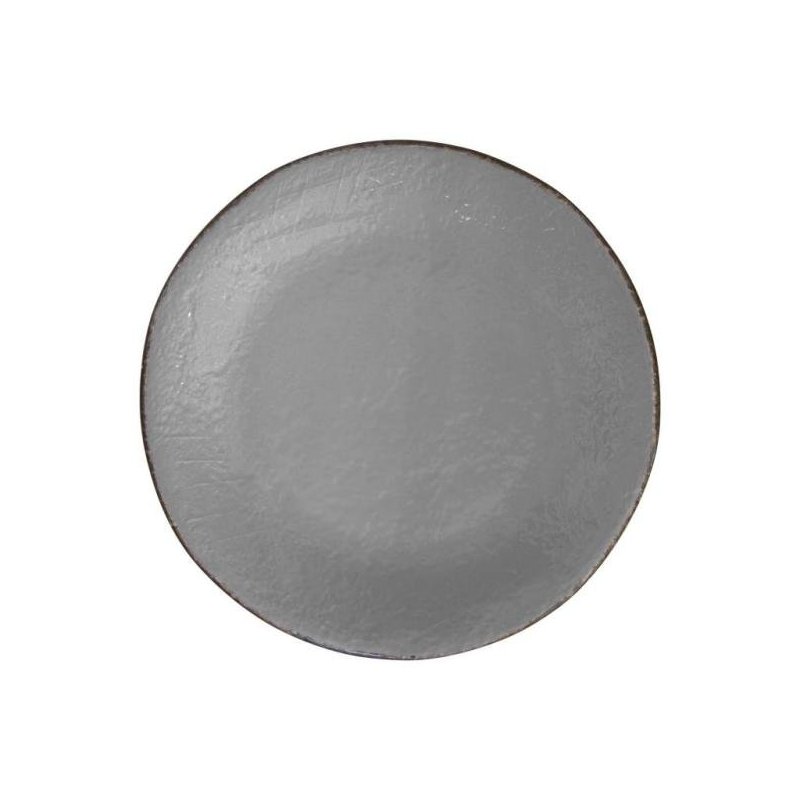 Piatto Piano in Ceramica cm 26 - Set 6 pz - Preta - 