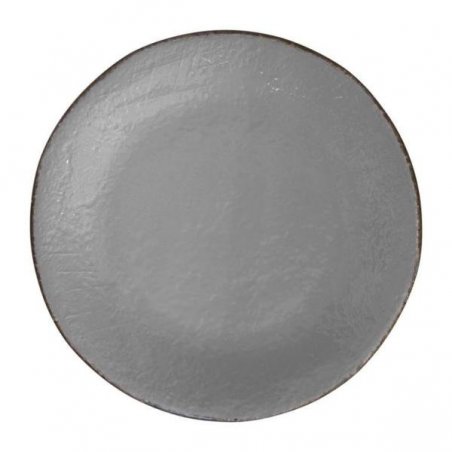 Piatto Piano in Ceramica cm 26 - Set 6 pz - Preta - 