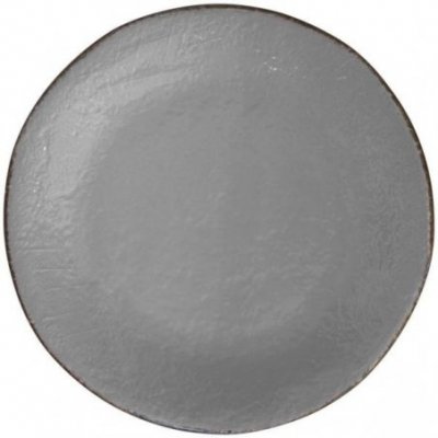Round Ceramic Tray cm 31 - Gray Color - Preta -  - 8055765095169