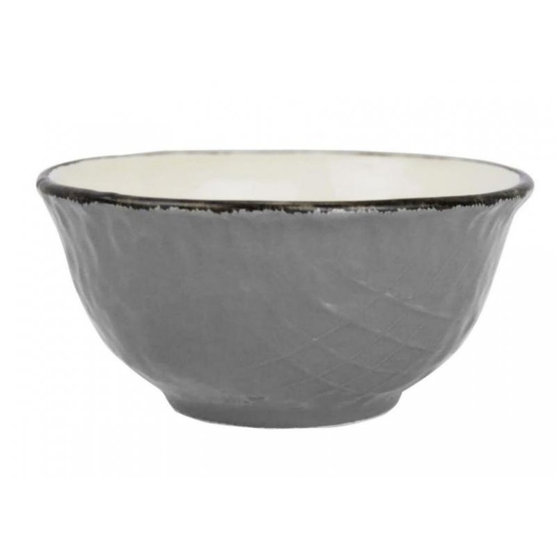 Bol en Céramique Macédoine - Set 6 pcs - Couleur Gris - Preta - 