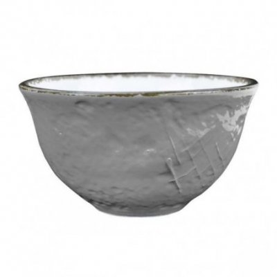 Ceramic Bowl / Bolo Cereals - Set 6 pcs - Gray Color - Preta -  - 8055765095961