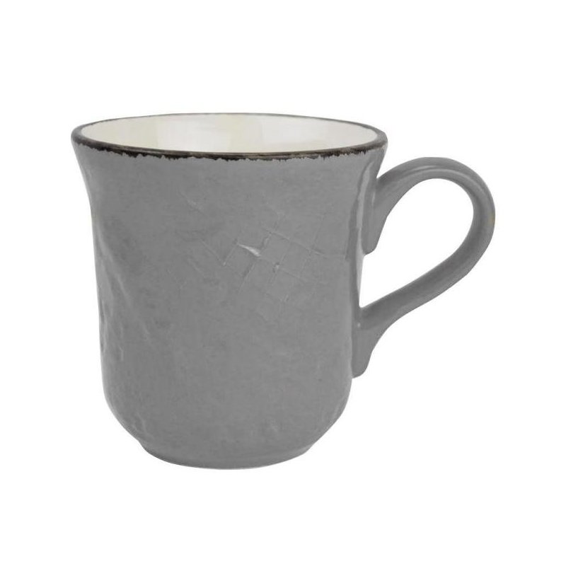 Mug 53 Cl en Céramique - Set 4 pcs - Couleur Gris - Preta - 