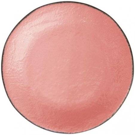 Vassoio Tondo in Ceramica cm 31 - Colore Rosa Cipria - Preta - 