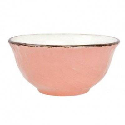 Macedonia Ceramic Bowl - Set 6 pcs - Powder Pink Color - Preta -  - 8050262575558