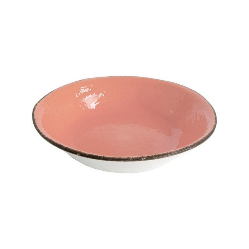 Risottiera cm 30,50 in Ceramica - Colore Rosa Cipria - Preta - 