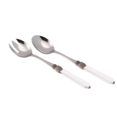 Salatbesteck Set 2 Stück Venezia Transparent - 