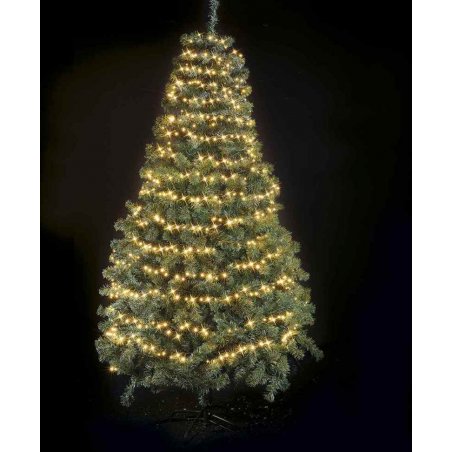 Lumières de Noël 800 Led Lumière blanche chaude 20 Mt - 