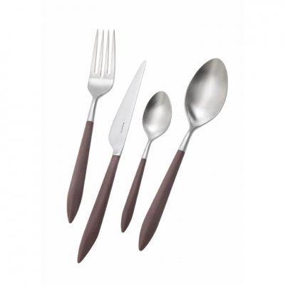 Couverts Colorés Ares Acier Satiné - Briar - Casa Bugatti - 