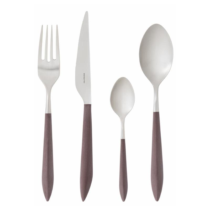 Couverts Colorés Ares Acier Satiné - Briar - Casa Bugatti - 
