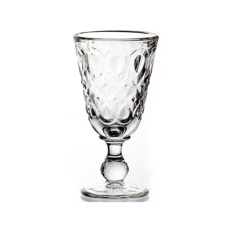 La Rochère - Set de 6 verres à vin lyonnais transparents - 