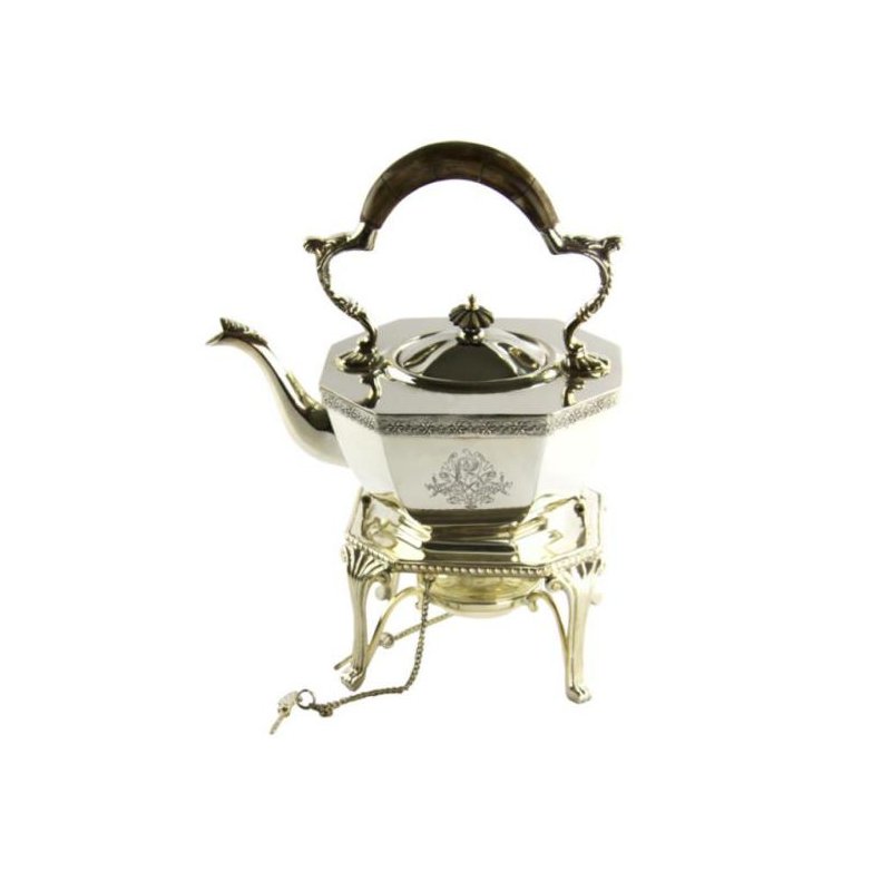 Teiera con Scaldino Samovar Ottagonale - Royal Family - 
