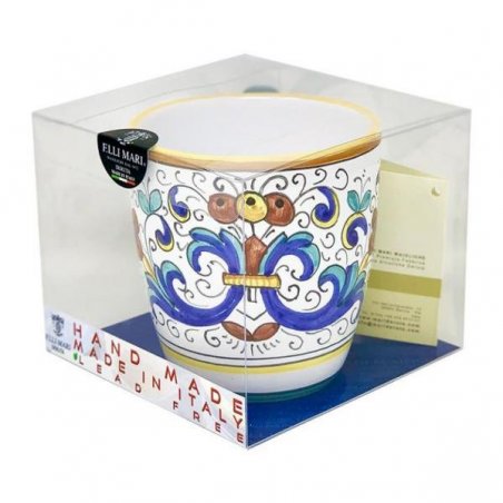 Tazza in Ceramica cm 10x14x10 - Decoro Ricco Deruta - 
