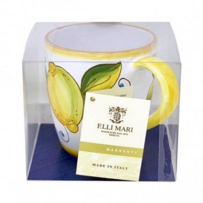 Deruta ceramic cup 10x14x10 cm - Taormina decoration -  - 
