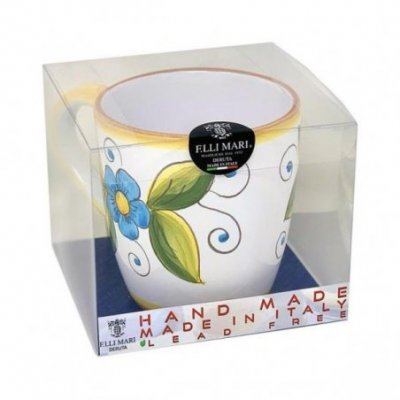 Deruta ceramic cup 10x14x10 cm - Taormina decoration -  - 