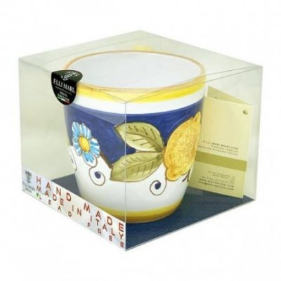 Deruta Keramiktasse 10x14x10 cm - Positano-Dekoration - 
