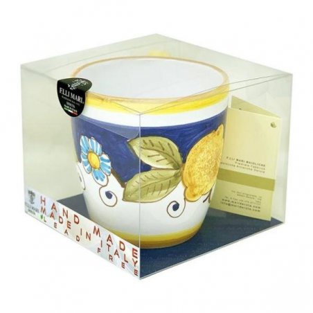 Tazza in Ceramica Deruta cm 10x14x10 - Decoro Positano - 