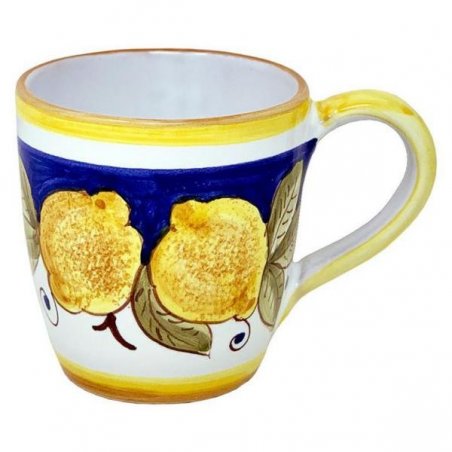 Tazza in Ceramica Deruta cm 10x14x10 - Decoro Positano - 