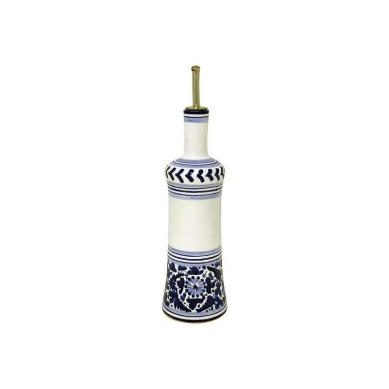 Oliera in Ceramica Deruta - 0,5L 31cm Bleu Arabesque - 