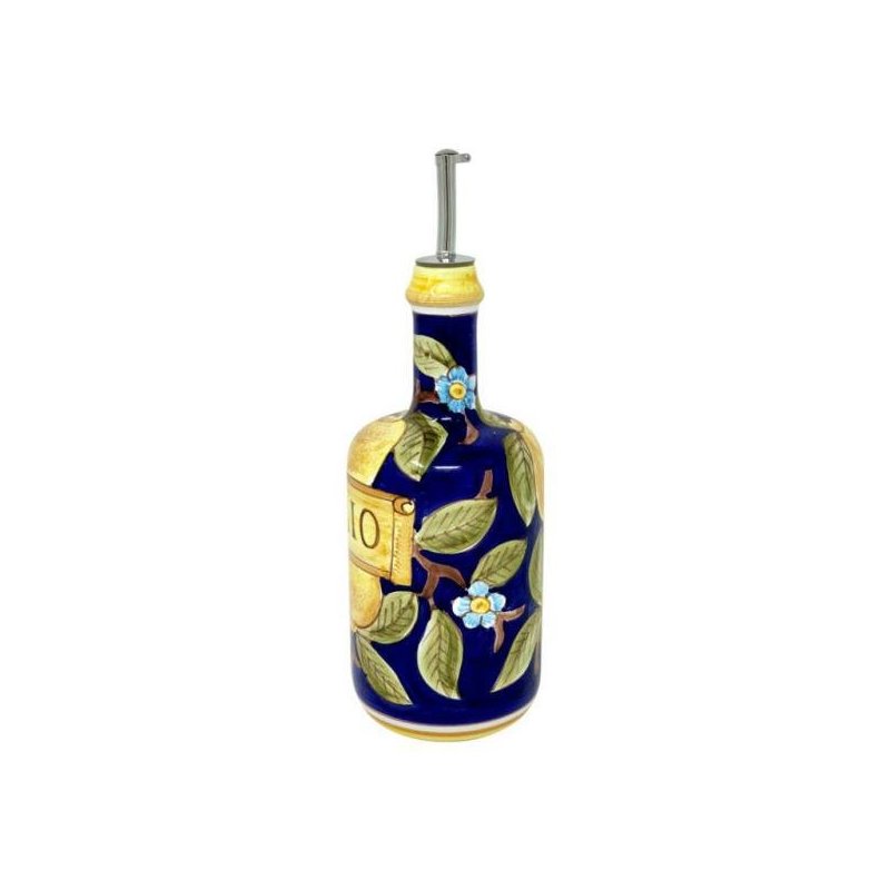 Huilier en Céramique Deruta - 0,75L 25cm Bleu Positano - 