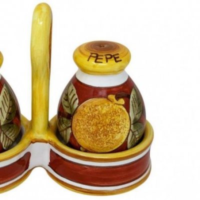 Sale - pepe in Ceramica Deruta -  Positano Rosso - 