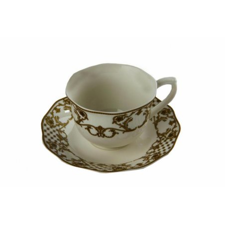 Teeservice 6 Stück "Chateaux de Megeve" - Royal Family Sheffield - 