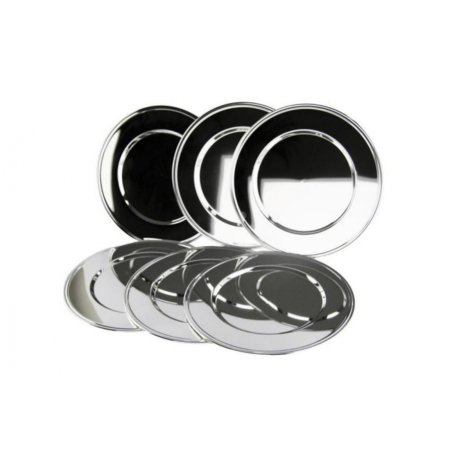 Sottopiatto Argento Sheffield Simple - Stile Moderno - Set 6 pz - Sweet England - 