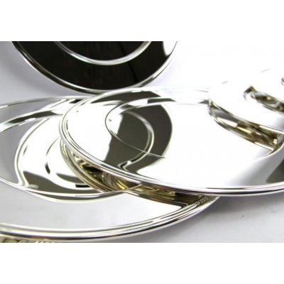 Sottopiatto Argento Sheffield Simple - Stile Moderno - Set 6 pz - Sweet England - 
