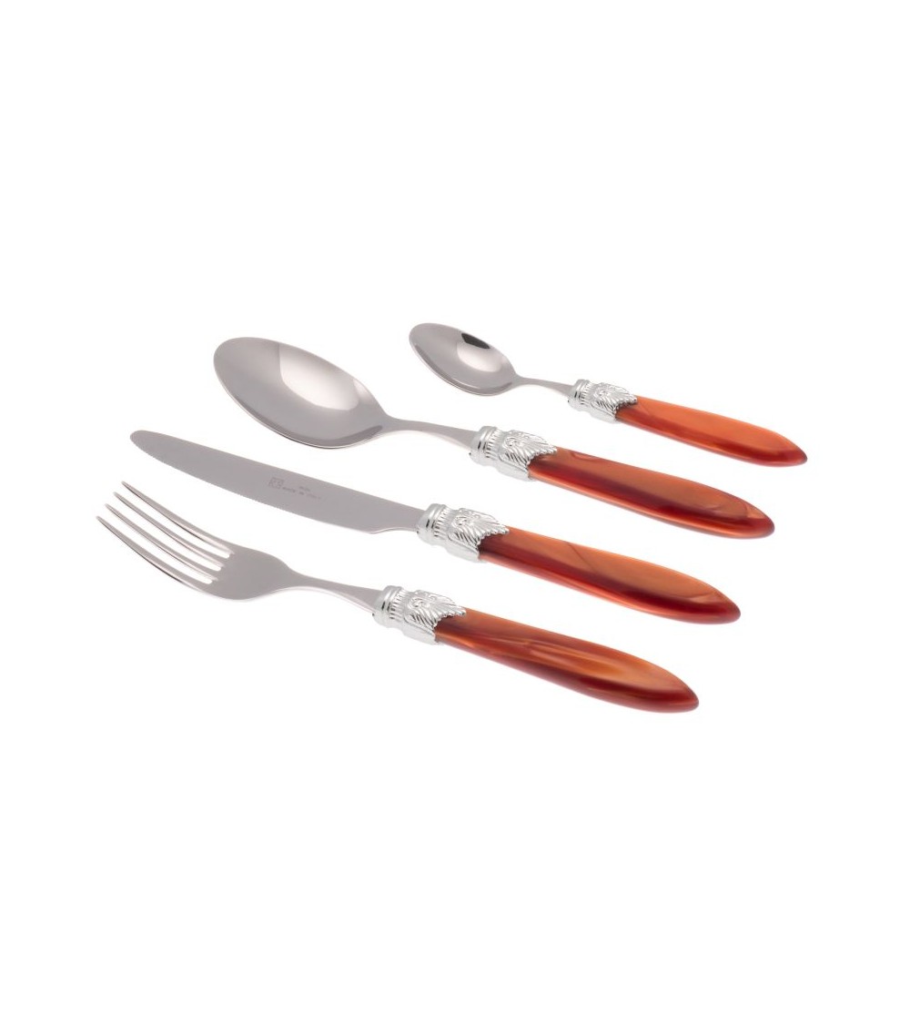 Rivadossi Colored Cutlery - Laura Silver Color Set 4 Pcs -