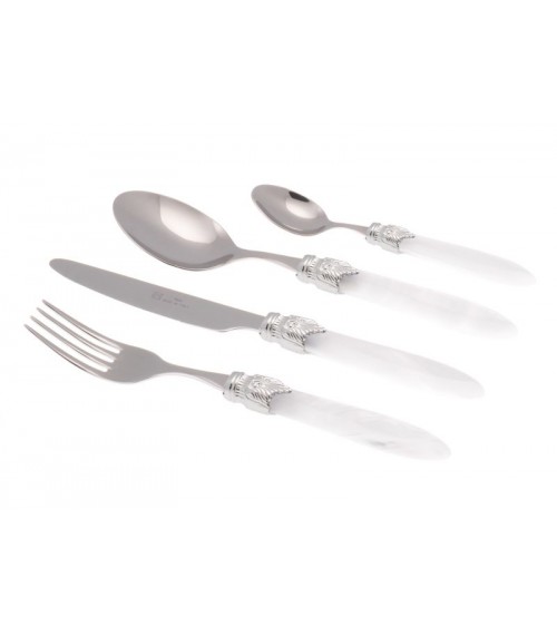 Couverts colorés Rivadossi - Laura Silver Color Set 4 Pcs -