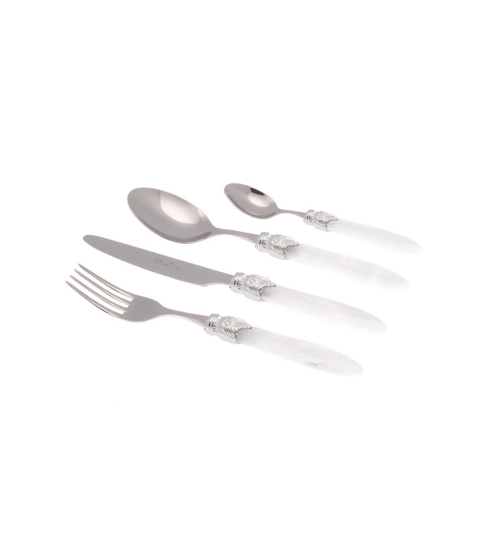 Rivadossi Farbiges Besteck - Laura Silver Color Set 4-teilig -